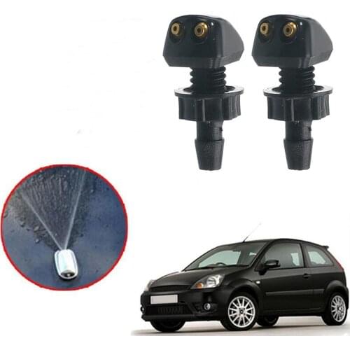 2Pcs Auto Car Front Windscreen Wipers Universal Washer Wiper Nozzle Water Spray DIY Kits For Vol~vo For V~W Car Accessories
