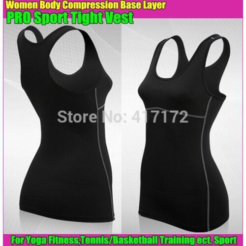 200pcs!Women Body Compression Base Layer PRO Tight Vest,Thermal Undershirt for Fitness Bottoming Underwear