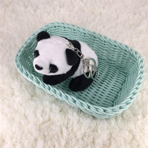 8CM AND 10CM Panda Plush Doll , Quality Keys Chain Ring Childrens Gift Animal Stuffed Toy