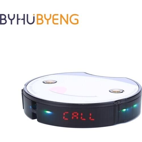 BYHUBYENG Wireless Paging System Coaster Pager Buzzer Full Water-proof Certified Distance 3000m Queuing Call Sistem Waiter