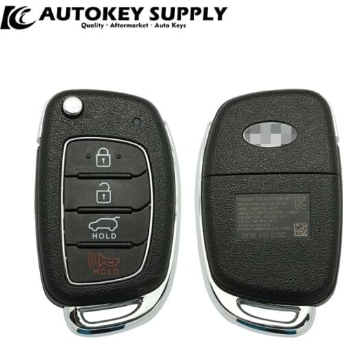 For NewHyundai/Kia 3+1 Buttons Flip Key Shell AKHKF138