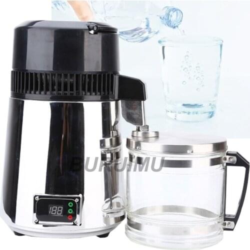 Household Stainless Steel Distilled Water Machine Distillation Purifier Filter Health Water Dispenser With