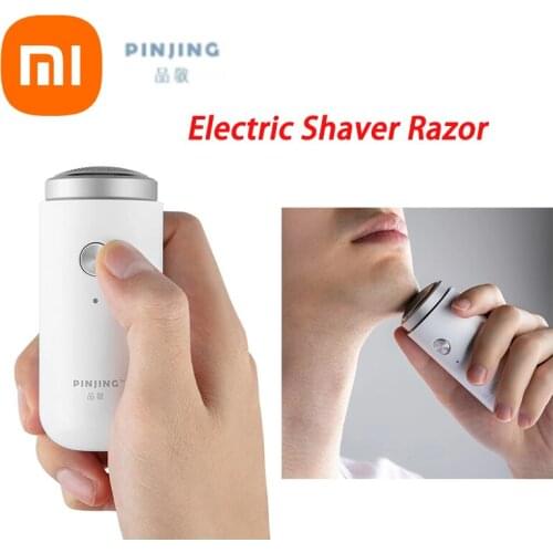 Xiaomi PINJING ED1 Mini Electric Shaver SO WHITE Short Beard Cutter Razor USB Rechargeable Portable Beard Trimmer Washable Men