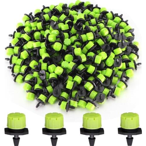 30-800PCS 12 Types of Adjustable 8-Holes Dripper Garden Irrigation Spinkler Nozzle Balcony Greenhouse Watering Emitter Automatic