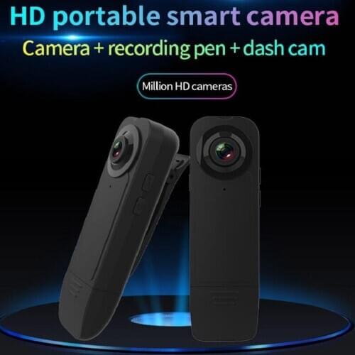 New Wearable HD 1080P Min Camera Video Recorder with Night Vision Motion Detection Small Security Cam for Home Outside Camcorder