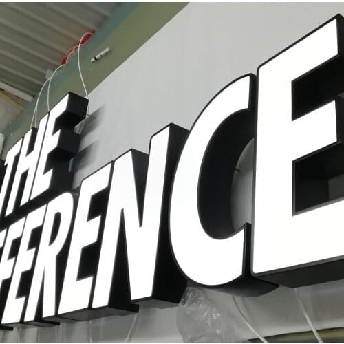 Front Lit Acrylic Advertising Sign 3D LED Luminous Letter Waterproof Channel Letter Signage for Outdoor Indoor