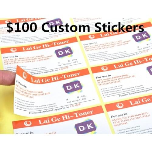 Custom Stickers Labels Full Colorful Printing LOGO Self Adhesive Sticker Label For Party Gift Box Bag Decoration