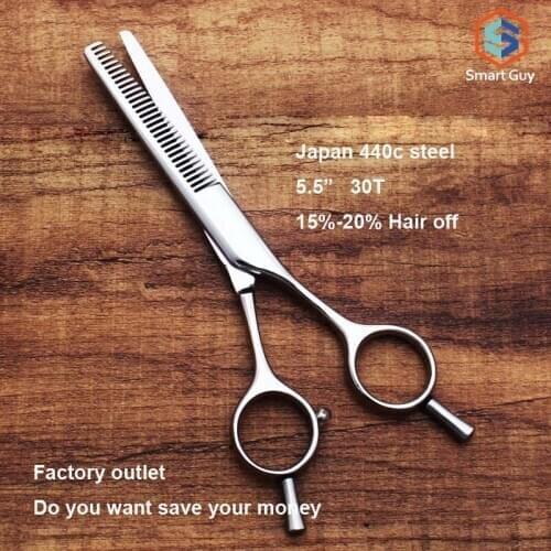 Free shipping 5.5" inch 30Teeth professional hairdersser tools hot hair thinning scissors with symmetrical handle, S3-530
