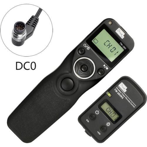 PIXEL TW-283 DC0 Wireless Timer Shutter Release Remote Control For Nikon D810A D810 D800E D800 D700 D500 D300S D300 D200 D5 D4
