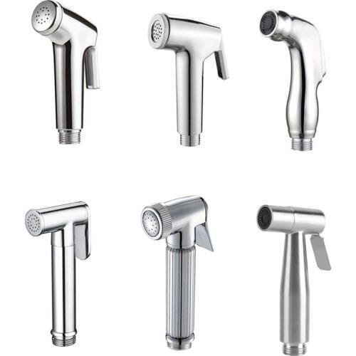 Handheld Portable Toilet Bidet Sprayer Shattaf Faucet Spray Shower Head ABS Brass Stainless for Bathroom WC Accessories