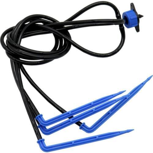 Irrigation dripper bending arrow 4 branch micro sprinkler greenhouse 8L steady flow device drip irrigation system 2 sets