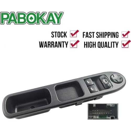 CONTROL BUTTON LIFT GLASS + RETRO 6554.QA 6554QA 9654859677 AVG for Peugeot 207 207SW 207CC