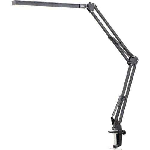 LED Desk Lamp with Clamp, Eye-Care Dimmable Reading Light, Swing Arm Lamp, USB Clip-on Table Lamp, Daylight Lam