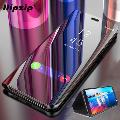 Smart Mirror Leather Flip Cover For Huawei Honor 8S 8X 8C 8X 7C 7A Pro 10 P20 P30 Lite Y9 Y5 2018 Y6 Y7 Prime 2019 KSE-LX9 Case