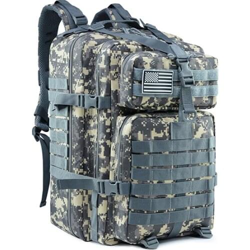 50L Large Capacity Man Army Tactical Backpacks Military Assault Bags Outdoor 3P EDC Molle Pack For Trekking Camping Hunting Bag