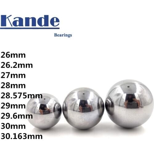 High Quality 10PCS GCR15 Solid ball High precision G20 1PC 26 27 28 29 30mm hardness bearing ball For CNC ,impact test