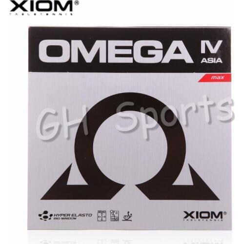 XIOM Original OMEGA 4 IV Asia Pimples In Table Tennis Rubber Pips-In Ping Pong Sponge Tenis De Mesa