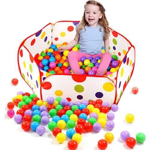 Portable Balls For Dry Pool Kids Foldable Ball Pit Baby Playpen For Children Ball Pool Fence Kids Safety Barrier Game House Toys