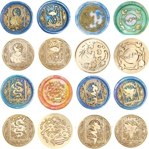 Star Animal Sealing Wax Stamp Head DIY Scrapbooking Wedding Invitations Photo Album Dedicated Seal Stamp Replace Head