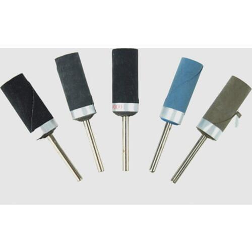 5 pcs Water sandpaper Rod 3mm SHK polished burs 1000p sanding tool for Amber resin porcelain jade bone Grinding and polishing