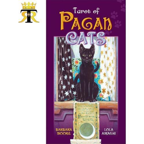 78Pcs English version 100% Original Tarot of Pagan Cats board game tarot cards deck
