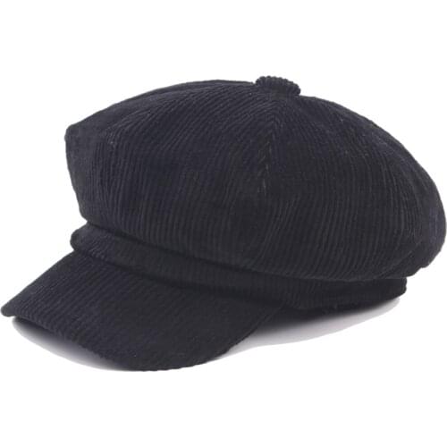 Berets For Womens Casual Sunhat Net Red Beret Female Navy Hat Fashionable Casual Octagonal Retro Hats Peaked Cap Dropshipping