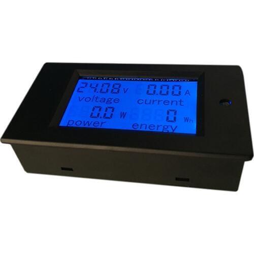 DC Digital Panel Voltmeter Ampere Meter 6.5-100V 100A 4 IN1 LCD Power Energy Current Meter PZEM-051 With 100A Shunt