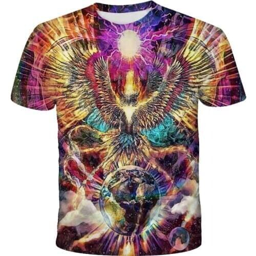 3D Printing Planet T Shirt Kids Starry Sky Fashion Streetwear Boy Girls Children Printed Harajuku T-Shirt Street Clothes