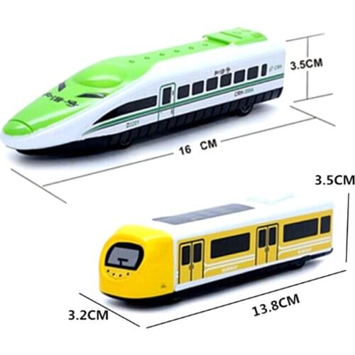 Child Kids Birthday Christmas Gift Non Remote Control Toys Bullet Train Toy Vehicles Train Model