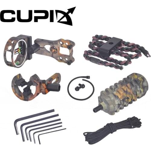 Combo Bow 8pcs Basic Accessory Tools 5 pin Sight Arrow Rest Wrist Kits stabilizer support arrow compound hunting bow accessories