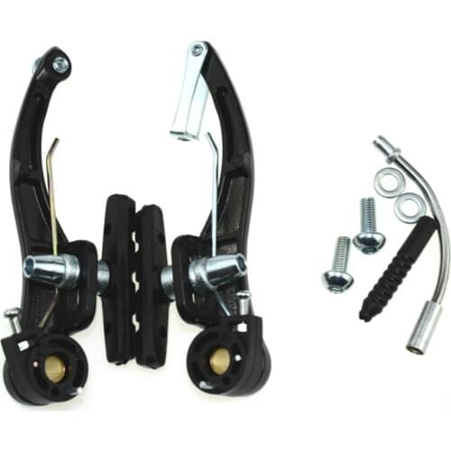 110-115mm Aluminum Alloy Mountain Bike V Brake Durable Strong Bicycle V Brake Kit Riding Accessories for Mountain Road Bike ZJ55