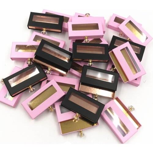 Print logo wholesale marble lash box pink packaging box fake 3d mink lashes boxes faux cils strip diamond magnetic case empty