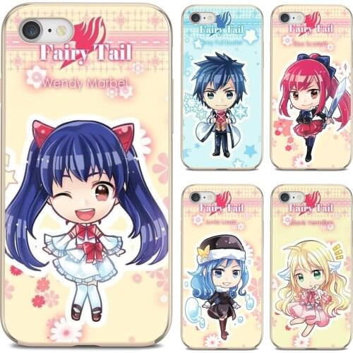 For iPod Touch For iPhone 11 Pro 4 4S 5 5S SE 5C 6 6S 7 8 X XR XS Plus Max Anime Fairy Tail Natsu Gajeel Wendy Soft Cover Bag