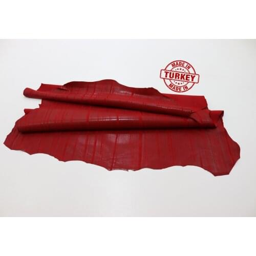 Real Goat Skin Suede Red 0.9 Mm Tanned Leather Ready Pieces Craft Products Wallet Bag Clothes Card Holder Shoe Design Making