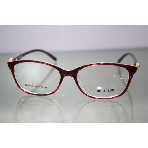 Custom Made Glasses Minus Shortsighted Red Large Framed Briller Reading Glasses -1 -1.5 -2 -2.5 -3 -3.5 -4 -4.5 -5 -5.5 -6