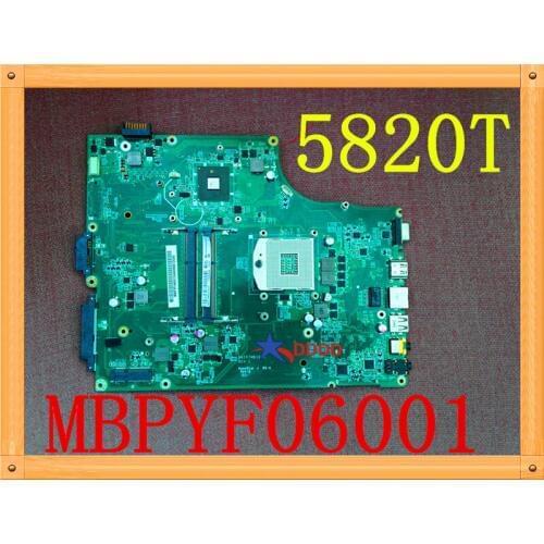 Original FOR Acer 5820 5820T Laptop Motherboard Mainboard MBPYF06001 MB.PYF06.001 DA0ZR7MB16C0 Fully tested