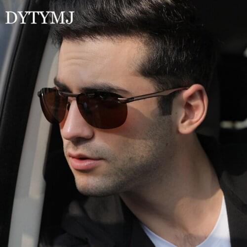 DYTMYJ TR90 Polarized Sunglasses Men 2020 Fashion Brand Vintage Pilot Sunglasses Retro Drivers Anti-glare Sun Glasses For Men