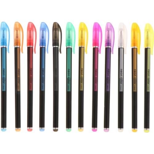 Prettyia Assorted Marker Pen Highlighter Fine Point Premium Painting Drawing Pen