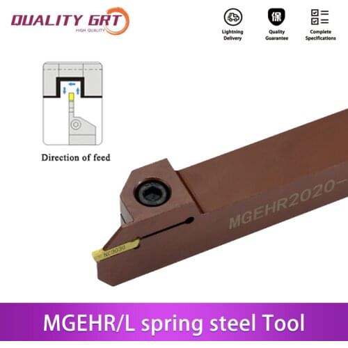 Q.Grt MGEHR2525-/2/3/4/5 holder MGEHR grooving Spring steel material MGMN CNC Lathe Carbide insert for Turning Tool