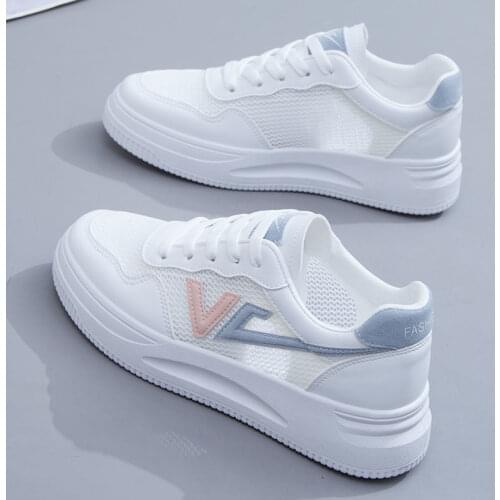 Net shoes for women breathable small white shoes for women new board shoes for students Korean sports shoes go with everything