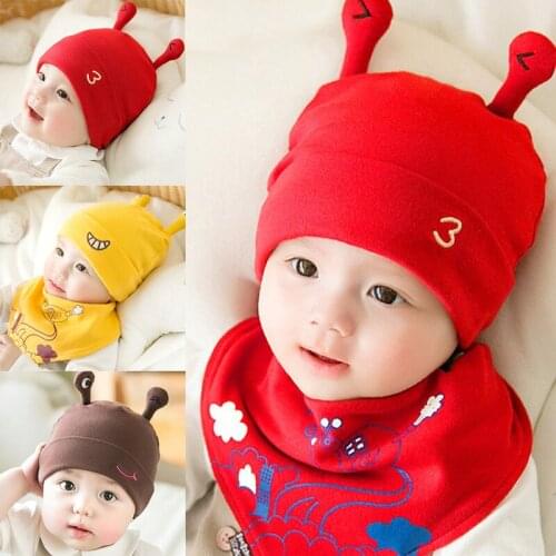 Newborn Autumn and Winter Hat Baby Hat Baby Infant Fetal Caps Are Soft and Pure Cotton Is Not Easy To Fall Off Comfortable
