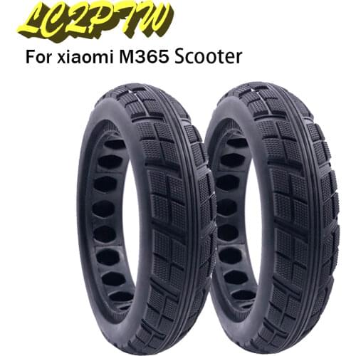 For Xiaomi Mijia MI M365 Electric Scooter Tyre Solid Hole Tires Shock Absorber Non-Pneumatic Tyre Damping Rubber Tyres Wheels