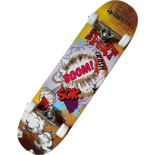 Delta Bone Wheel Above Corrected Grain Skateboard-YPV 784