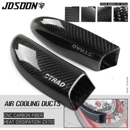 Carbon Fiber Air Cooling Ducts Brake Cooling Mounting kit System For Ducati S2R/D 2005-2007 S2R1000 2006-2008 S4R 2006-2008 695