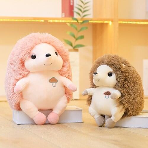 Stylish new high quality Exquisite Simulation hedgehog doll plush toy stuffed soft Soothing doll christmase birthday gift