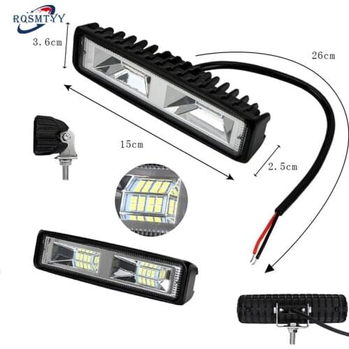 LED Headlights 12-24V For Auto Motorcycle Truck Boat Tractor Trailer Offroad Working Light 36W LED Work Light Spotlight