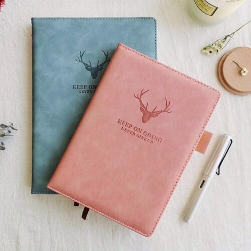 360-page Ultra-thick Waxy Leather A5 Diary Notebook Daily Business Office Work Notebook Notepad Diary Office School Supplies