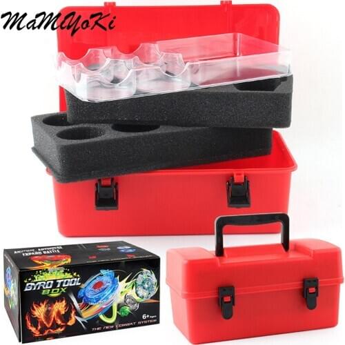 Waterproof Portable Box 8 In1 Storage Carrying Case For Burst Spinning Top Game Blast Spinning Top Storage Box (Boxed)