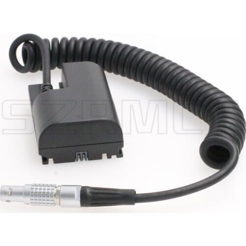 0B 2 Pin to New DR E6 Dummy Battery for Canon 60D 70D 80D Camera and SmallHD 501 502 702 Monitor