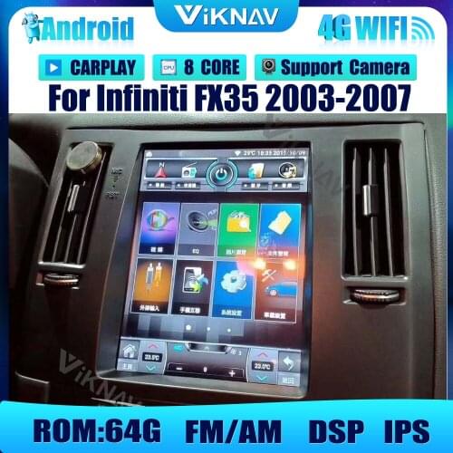 10.5 inch Android car radio DVD multimedia player For Infiniti FX35 2003-2007 car stereo autoradio GPS navigation